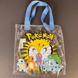 Nintendo Pokémon Clear Bag with Blue Handles